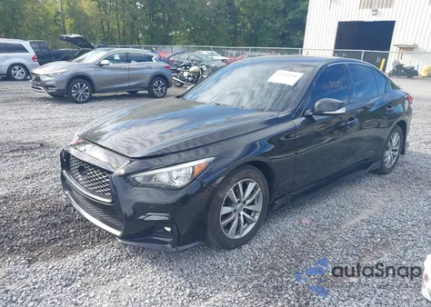 2017 Infiniti Q50 3.0T Sport из США, поврежденный, VIN JN1EV7AR1HM830376